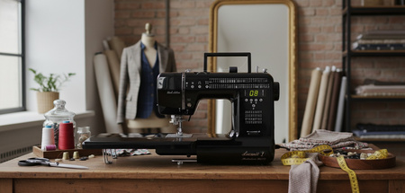 Łucznik maszyna do szycia Malwina 2070 Black Edition ze stolikiem