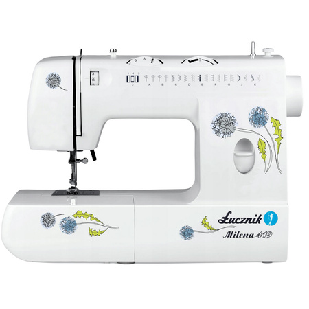 Nähmaschine Milena II 419 mit Etui, Garn, Nadeln und Spulen