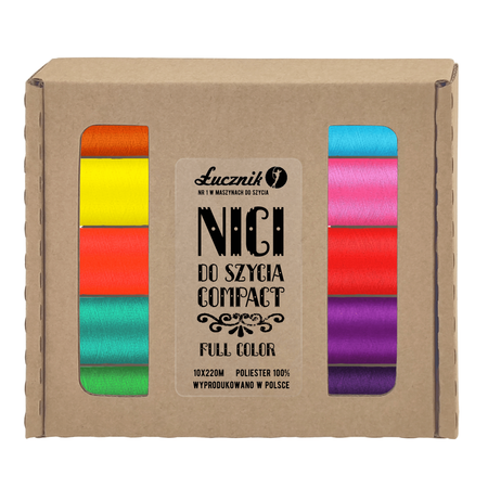 Набір ниток Lucznik - повнокольоровий компактний