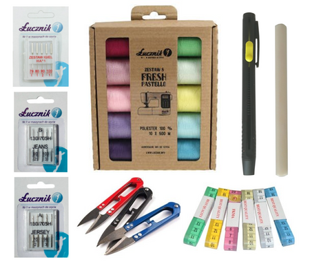 Set of sewing accessories No. 2 - Fresh Pastello