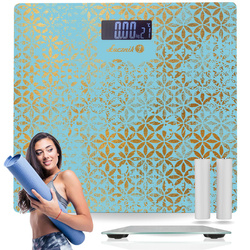 Electronic bathroom scale BS-973 W14 - plumeria