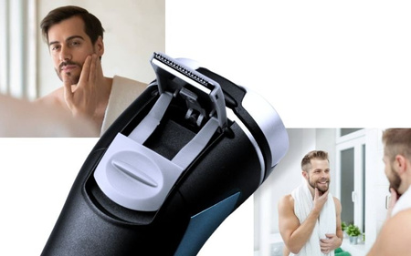 Zestaw golarka męska Łucznik ES-2019 z zapasową wymienną głowicą