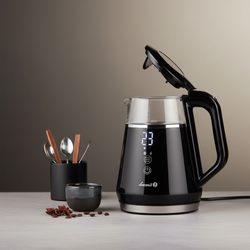 Electric Kettle Łucznik WK-2503 COMPACT+ Black 1L 1100 W