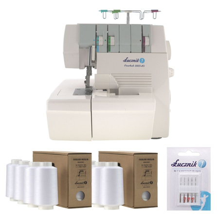 Coverlock 820D3 with regular thread set and needles