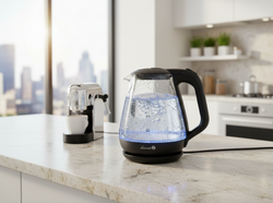 Electric kettle WK-2502 Compact Glass 1.2 l