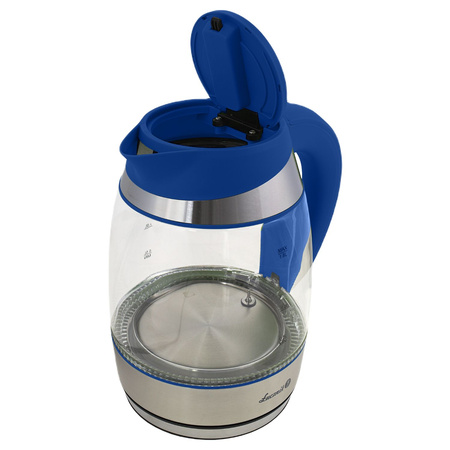 Elektrischer Wasserkocher mit Temperaturregelung WK-2020 blau