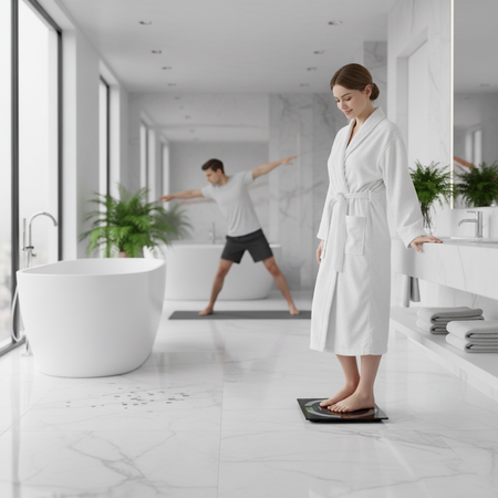 Electronic analytical bathroom scale BS-11 B