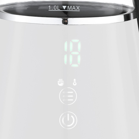 Elektrischer Wasserkocher WK-2502 Compact Glas 1,2 l