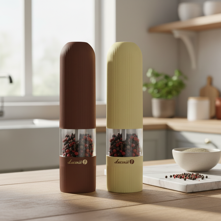 Electric Spice Grinders with LED Łucznik PM-102 Vanilla and Chocolate