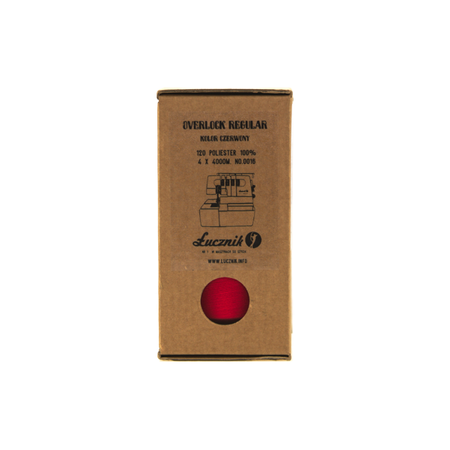 Set of overlock threads Lucznik Regular - Red