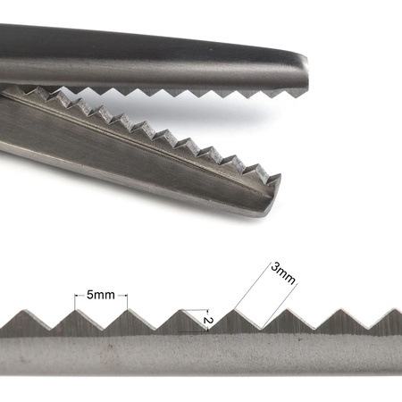 Zigzag Scissors 24 cm, Black