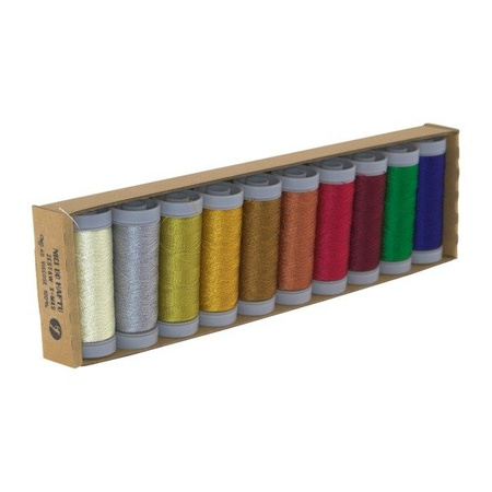 Lucznik embroidery thread set: X - MAS - viscose