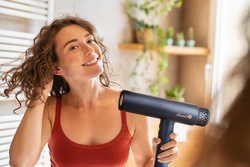 Suszarka do włosów BLDC Łucznik HyperAir IQ 1.0 Midnight Blue 1800W funkcja jonizacji ujemnej