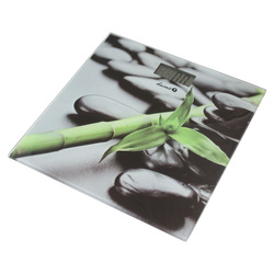 Elektroniczna waga łazienkowa BS-973 W10 - bambus