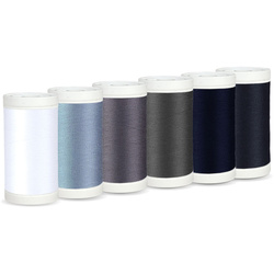 Zestaw nici do maszyny do szycia Łucznik Mini MALWINA BLACK