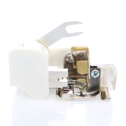 Overlock stitch foot with knife