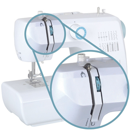 Lucznik Everyday sewing machine with a set of feet