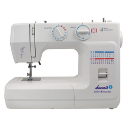 Kornelia II 2004 sewing machine with case, thread, needles and bobbins