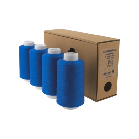 Lucznik Regular overlock thread set - Blue