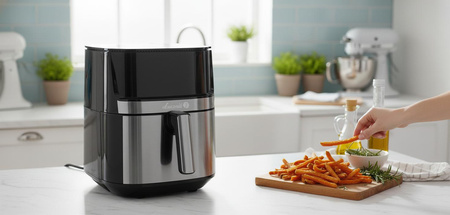 Łucznik AF-1500 Oil-Free Air Fryer With Steam Function