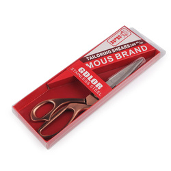 Nożyce krawieckie 24 cm miedziane