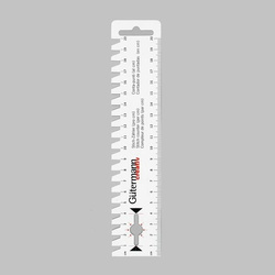 Stitch measuring ruler