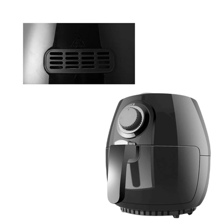 Fettfreie Fritteuse AF-2017 + elektrischer Wasserkocher WK-2501 Black