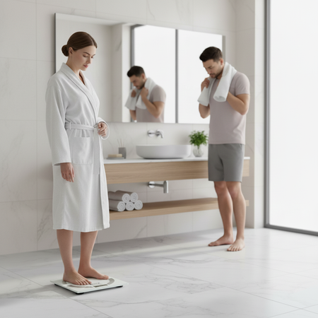 Electronic analytical bathroom scale BS-11 A