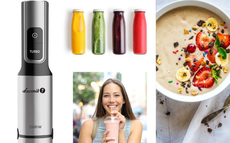 HAND BLENDER JK-1500 TITANIUM BLACK EXTRA STRONG