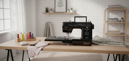 Łucznik maszyna do szycia Malwina 2070 Black Edition ze stolikiem