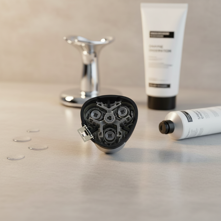 Men’s shaver set Łucznik ES-2019 with 3 spare replacement heads