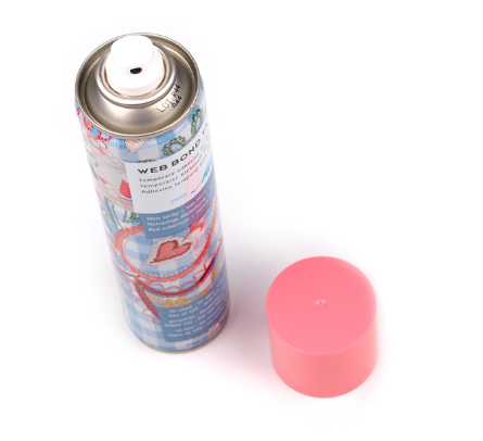 Klej tymczasowy do tkanin w sprayu