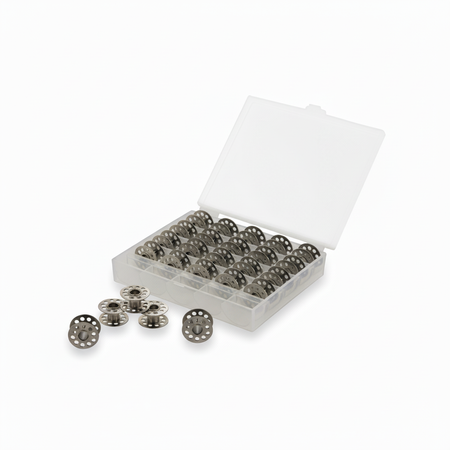 Металева шпулька для швейної машини (набір з 25 штук в коробці)