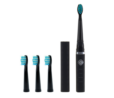 SG-516 USB travel sonic toothbrush with 4 tips included