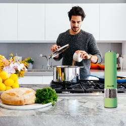 Salt, pepper and spice grinder PM-101 green Outlet