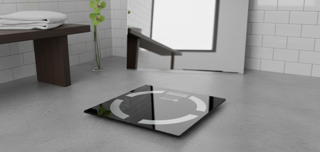 Electronic analytical bathroom scale BS-11 B