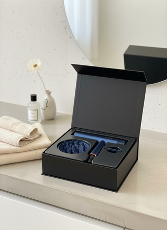 Suszarka do włosów BLDC Łucznik HyperAir IQ 1.0 Midnight Blue 1800W funkcja jonizacji ujemnej