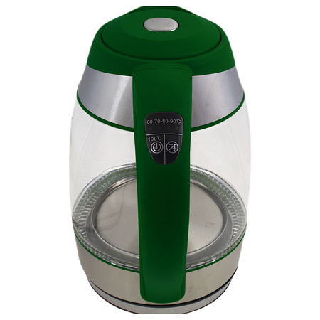 Electric kettle with temperature control WK-2020 bottle green