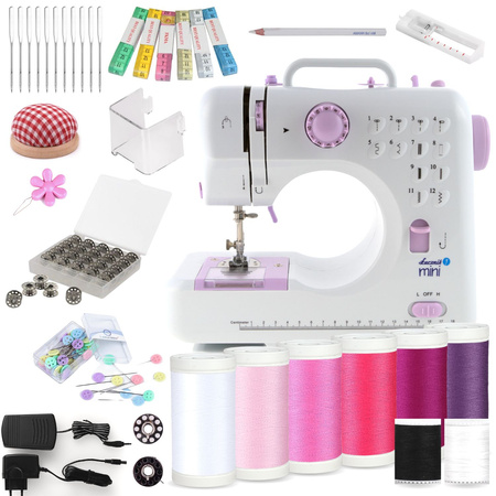 Lucznik Mini sewing machine with accessory set