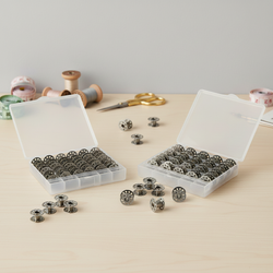 Metal bobbin for sewing machine (set of 50 pcs in a box)