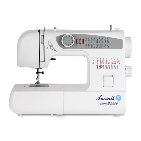 Lucznik Ewa II sewing machine with case and accessories