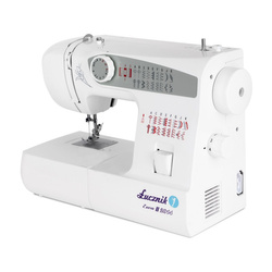 Lucznik Ewa II sewing machine with a set of feet