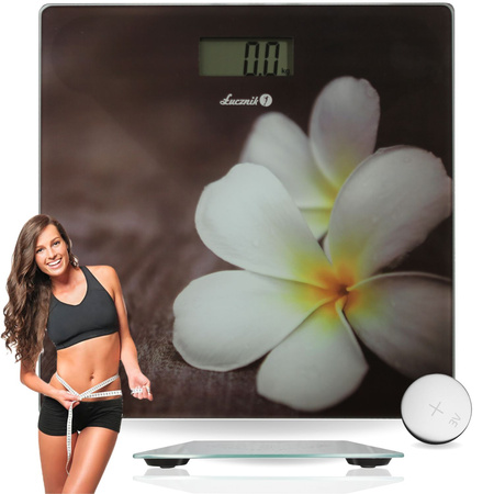 Elektronische Badezimmerwaage BS-973 W14 - plumeria