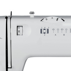 Nähmaschine Milena II 419 mit Etui, Garn, Nadeln und Spulen