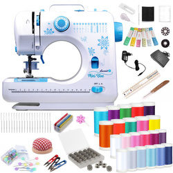 Maszyna do szycia Łucznik Mini Blue z wypasionym zestawem akcesoriów