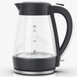 Електричний скляний чайник PK-2018 - чорний
